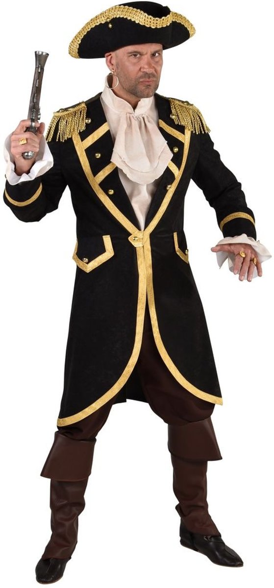 Piraat & Viking Kostuum | Mantel George Washington 18e Eeuw | Medium | Carnaval kostuum | Verkleedkleding
